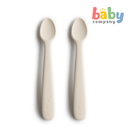 Mushie 2-Pack Silicone Feeding Spoons - Ivory