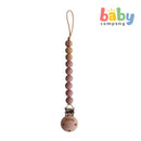 Mushie Pacifier Clips Eva - Cloudy Mauve