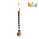 Mushie Pacifier Clips - Stone
