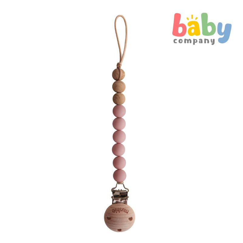 Mushie Pacifier Clips Eva - Cadet Powder