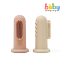Mushie Finger Toothbrush - Clay/Shifting Sand