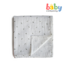 Mushie Swaddle Printed - Leaves