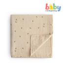 Mushie Muslin Swaddle Printed - Bees