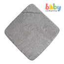 Mushie Hooded Towel - Gray