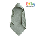 Mushie Hooded Towel - Moss