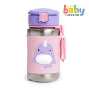 Skip Hop Zoo SS Straw Bottle - Narwhal