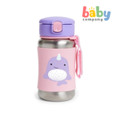 Skip Hop Zoo SS Straw Bottle - Narwhal