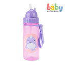 Skip Hop Zoo 13oz Straw Bottle - Narwhal