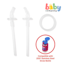 Skip Hop Zoo 2-Pack 13oz Extra Straws Bottle