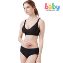 Mamaway Ultra Silky Seamless Maternity & Nursing Bra - Black