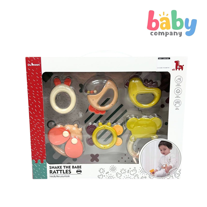 Dumoon Shake the Babe 6pcs Rattle Toys