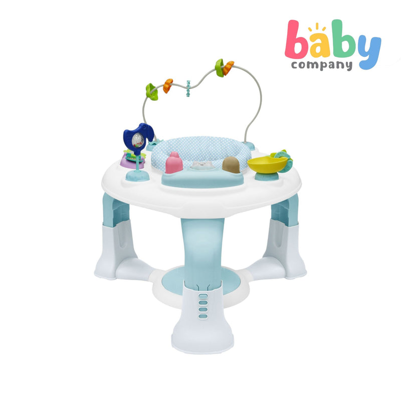 Baby Company 2-in-1 Activity Center with Jumping Board - Sky Blue