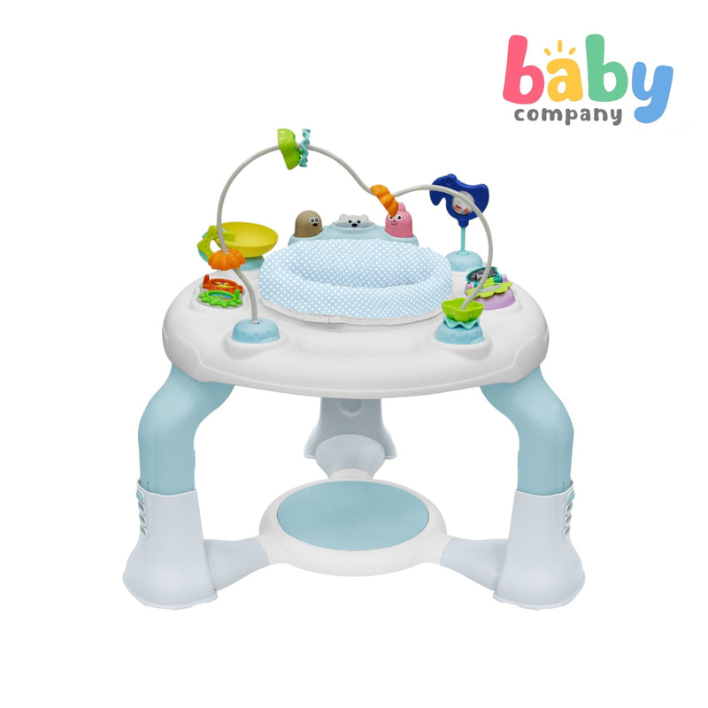 Baby Company 2-in-1 Activity Center with Jumping Board - Sky Blue