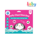 Tiny Buds Remedies 12pcs Stuffy Chest Stick Ons for Babies