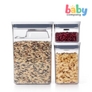 Oxo Tot 3 Pc Pop Container Rectangle Set with Scoop