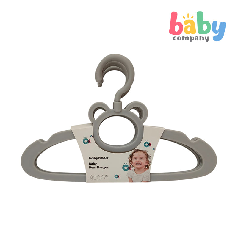 Babyhood Baby Bear Hanger 5pcs Set - Gray