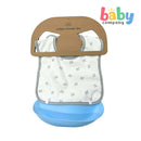 Little Sprout Wiggly Wonder Bib with Silicone Food Catcher - Loquat in Light Blue