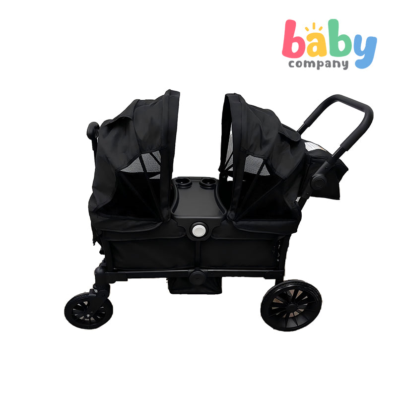 Baby Company Double Stroller Wagon - Black