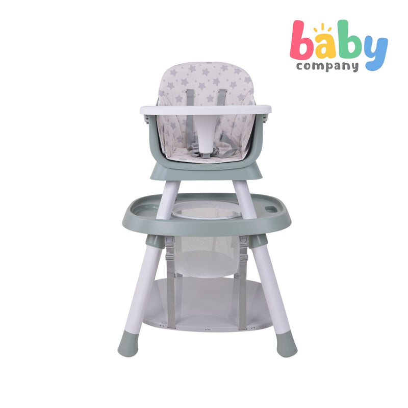 Baby Company Multifunction 7-in-1 High Chair - Army Green