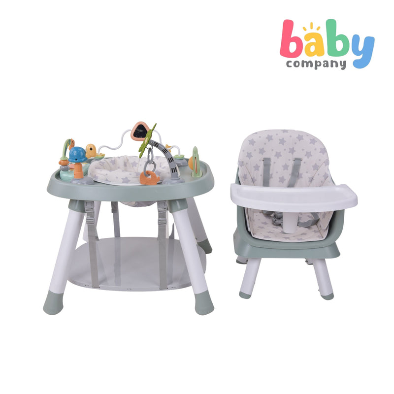 Baby Company Multifunction 7-in-1 High Chair - Army Green