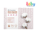 Purcotton Women 8-Piece Disposable Cotton Underwear (L)