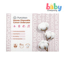 Purcotton Women 8-Piece Disposable Cotton Underwear (M)