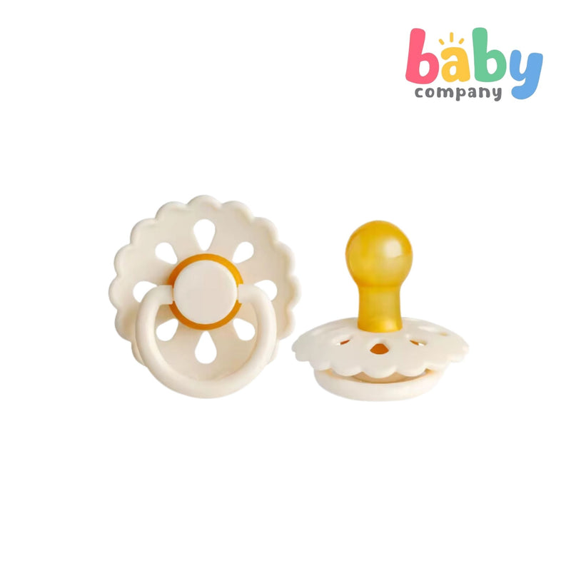 Erduo Baby Pacifier Stage 2 - Daisy Flower, Beige