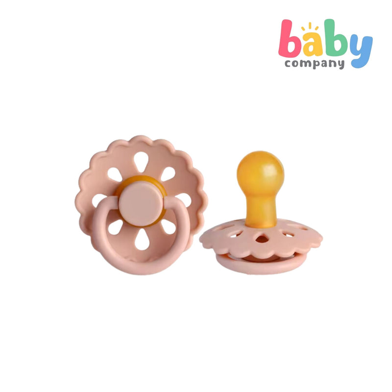 Erduo Baby Pacifier Stage 2 - Daisy Flower, Blush Pink