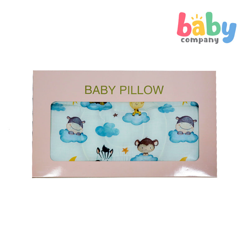 Baby Company Baby Head Pillow - Blue Lion