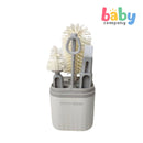 Little Sprout 3pcs Silicone Bottle Brush Collection - Gray