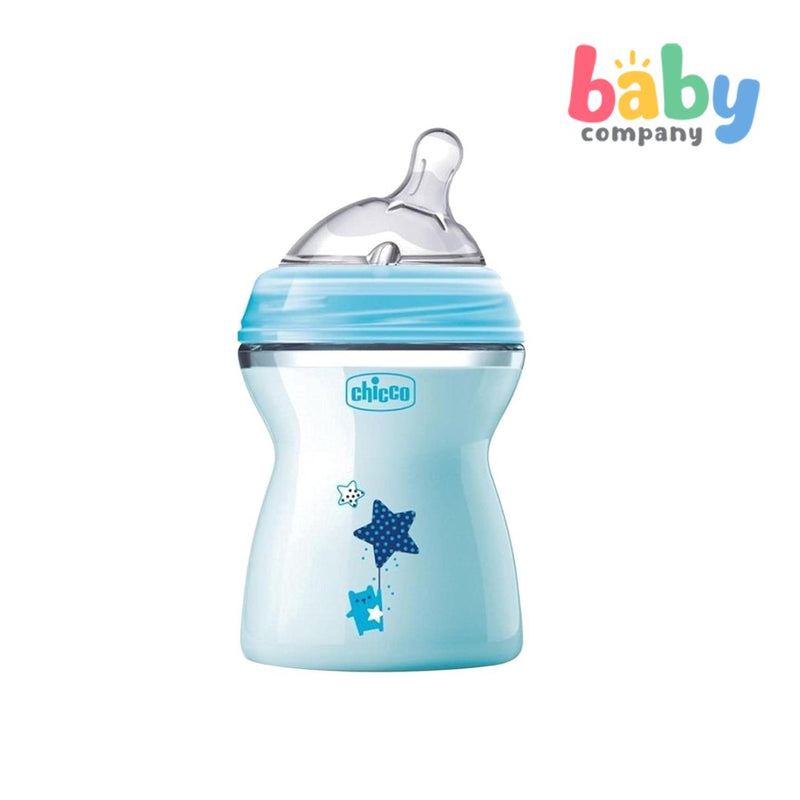 Chicco NaturalFeeling Feeding Bottle 2M+ 250ml - Blue