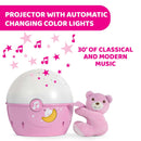 Chicco First Dreams Next 2 Stars Cot Projector 0m+ - Pink