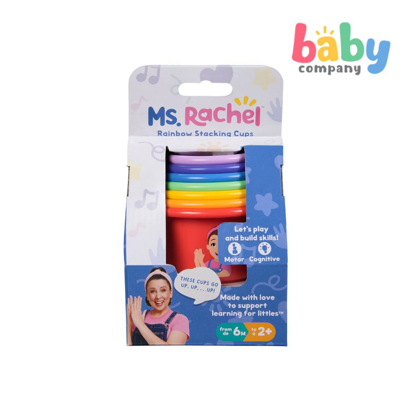 Ms. Rachel Rainbow Stacking Cups