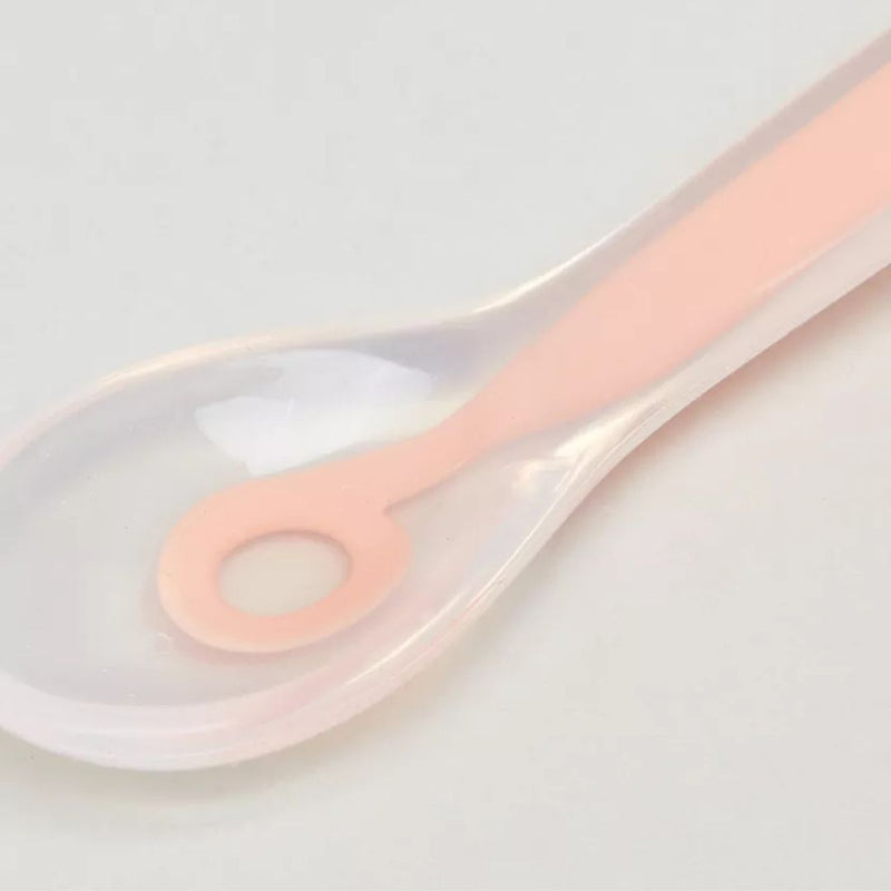 Babymoov 1st Age Silicone Baby Spoon - Peach