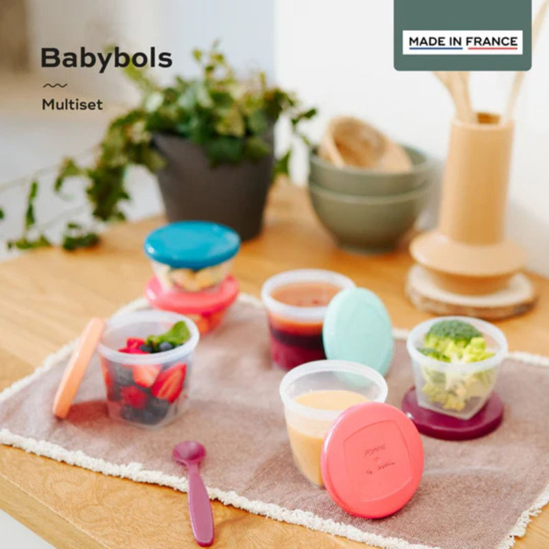 Babymoov Babybowls Multiset Airtight Food Storage Containers with Spoons