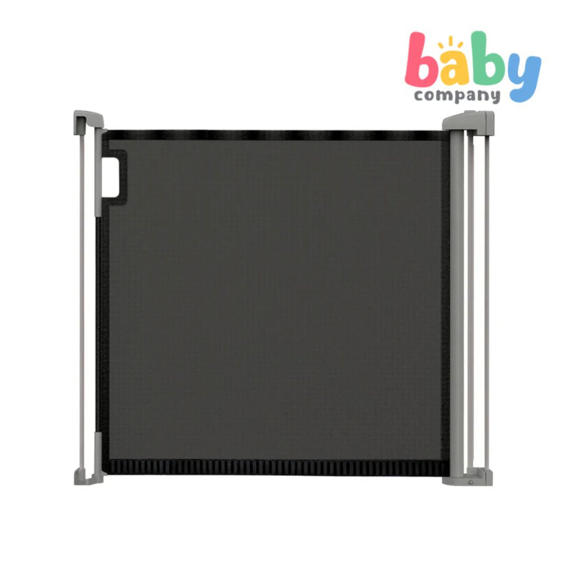Summer The Thruway 52W Series Pet and Baby Retractable Gate with Tuck Away Mesh, Openings up to 52" Wide - Black