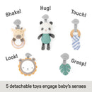 Kids II Ingenuity Cozy Spot Reversible Duvet Activity Gym - Elephant March