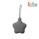 Peekaboo Silicone Pacifier Case Star - Gray
