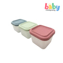 Peekaboo 3pc Silicone Food Storage - Boys Set
