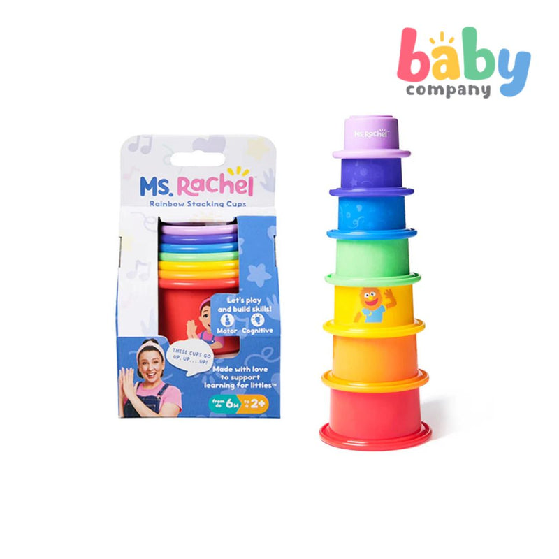 Ms. Rachel Rainbow Stacking Cups