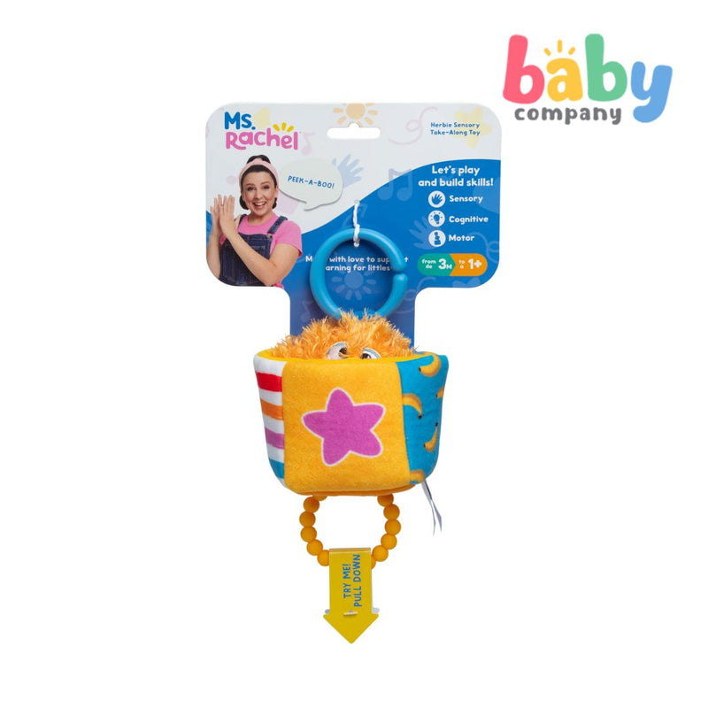 Ms. Rachel Herbie Sensory Take-Along Toy