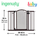 Summer Baby The Doorway 42" Wide Pet and Baby Gate - Espresso Metal