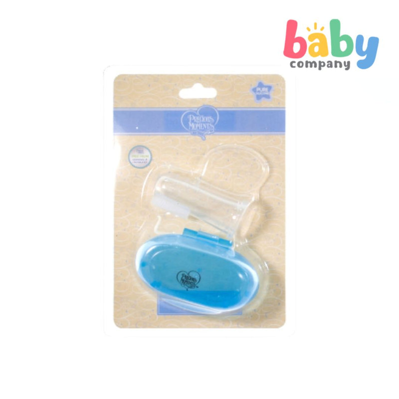 Precious Moments Silicone Finger Toothbrush with Case