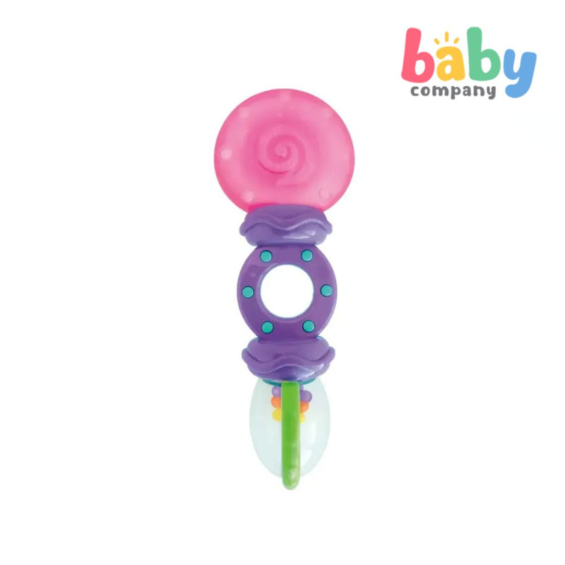 Kids II Bright Starts Pink Rattle & Teether