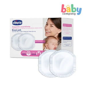 Chicco 30-Piece Antibacterial Breast Pads Set