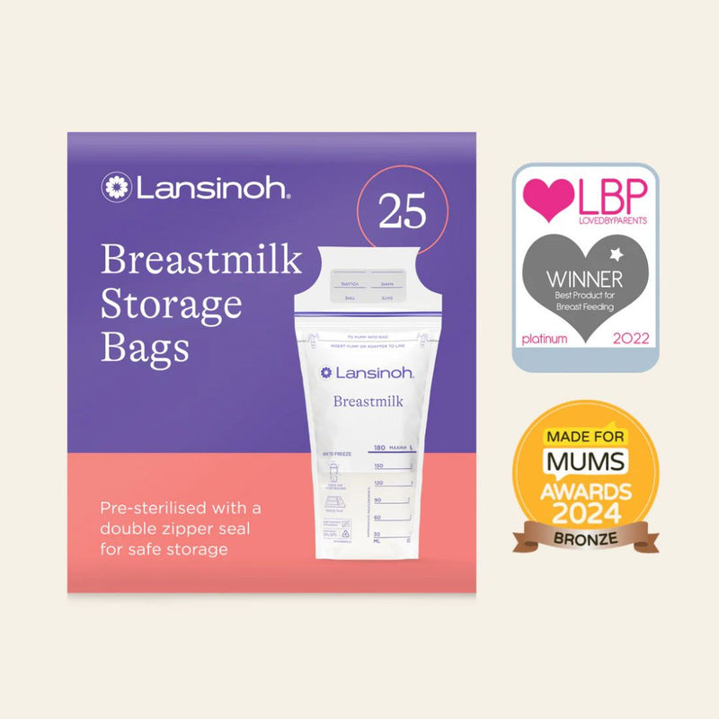 Lansinoh Breastmilk Storage Bag 180ml 25s