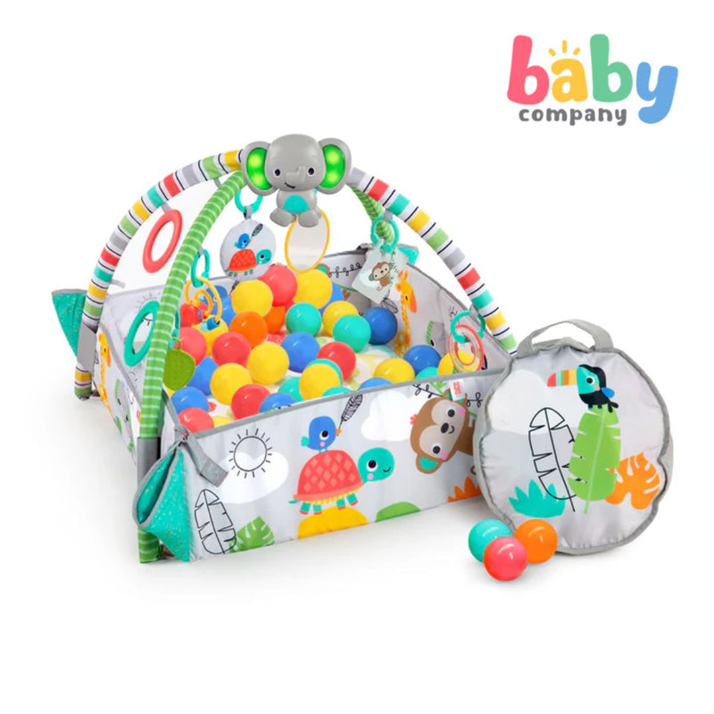 Kids II Bright Starts 5-in-1 Your Way Ball Play Baby Activity Gym & Ball Pit - Totally Tropical
