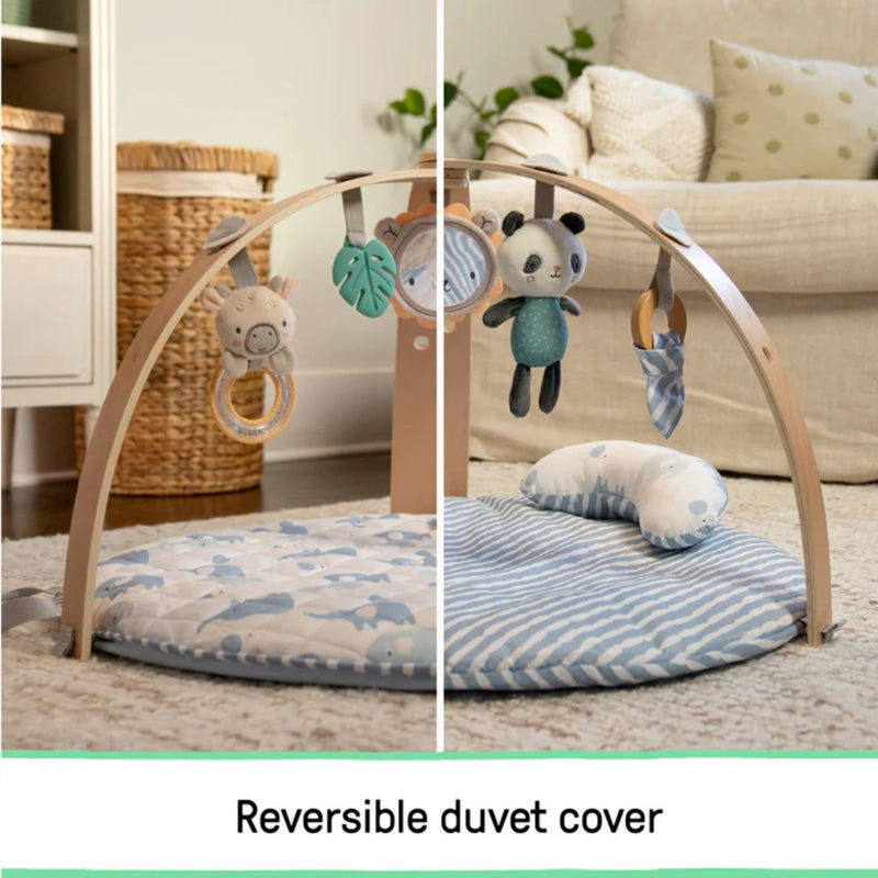 Kids II Ingenuity Cozy Spot Reversible Duvet Activity Gym - Elephant March