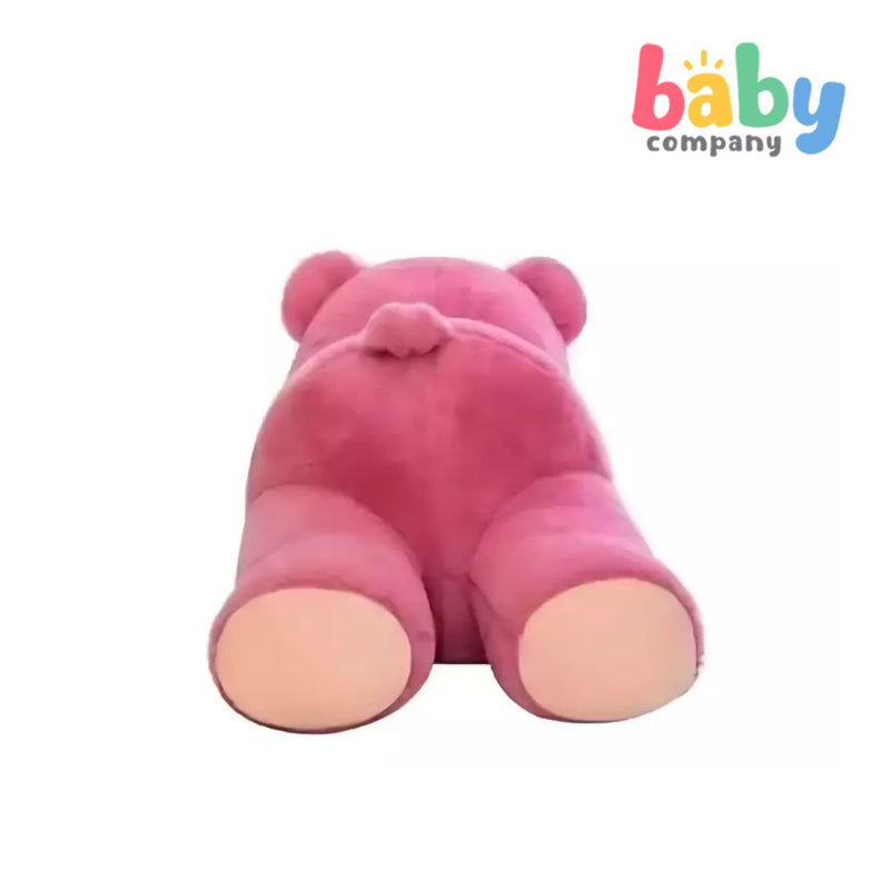 Disney Infants 14" Lying Down Lotso With Strawberry on Ear Plush