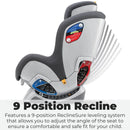 Chicco NextFit Zip Convertible Car Seat - Carbon